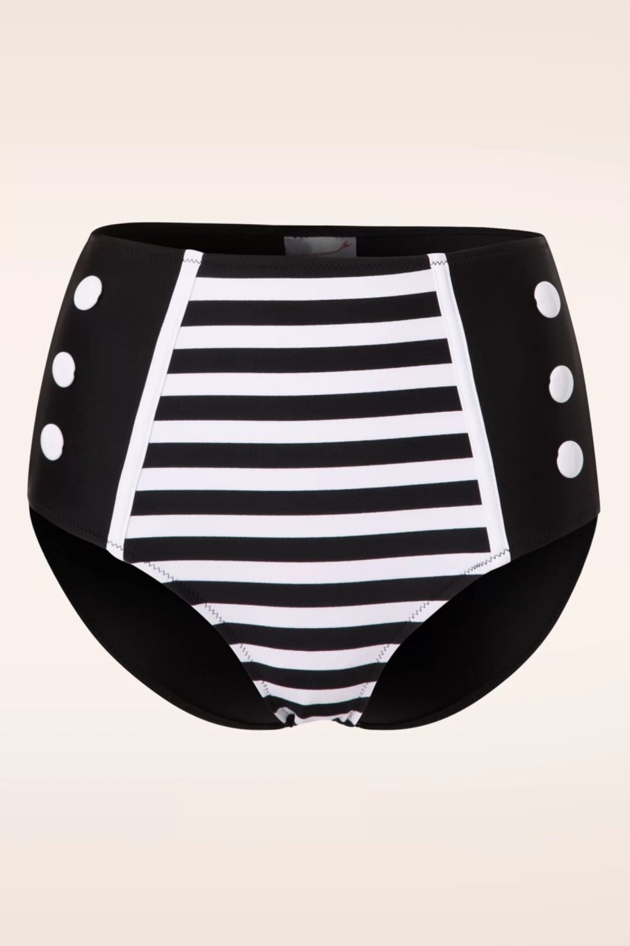 Belsira Bikinis | Joelle Stripes Bikinihose In Schwarz Und Weis