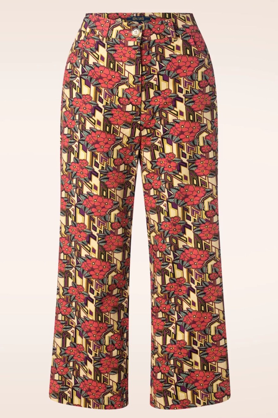 King Louie Hosen | Marcie Cropped Hose Ryder In Marzipan