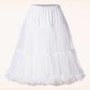 Banned Retro Petticoats | Queen Size Lola Lifeforms Petticoat In Weis