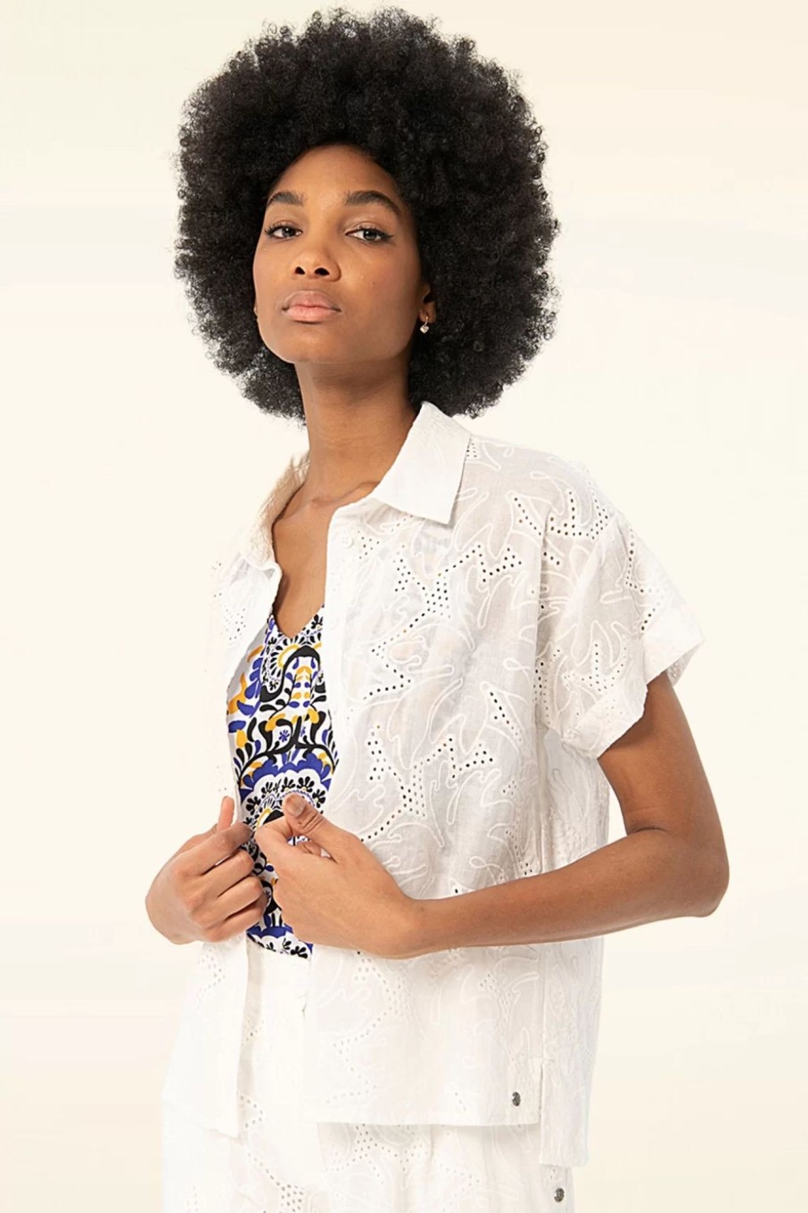 Surkana Blusen | Olly Oversized Bluse In Weis