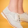 Rollie Schnurschuhe | Derby-Punch-Schuhe In Off White