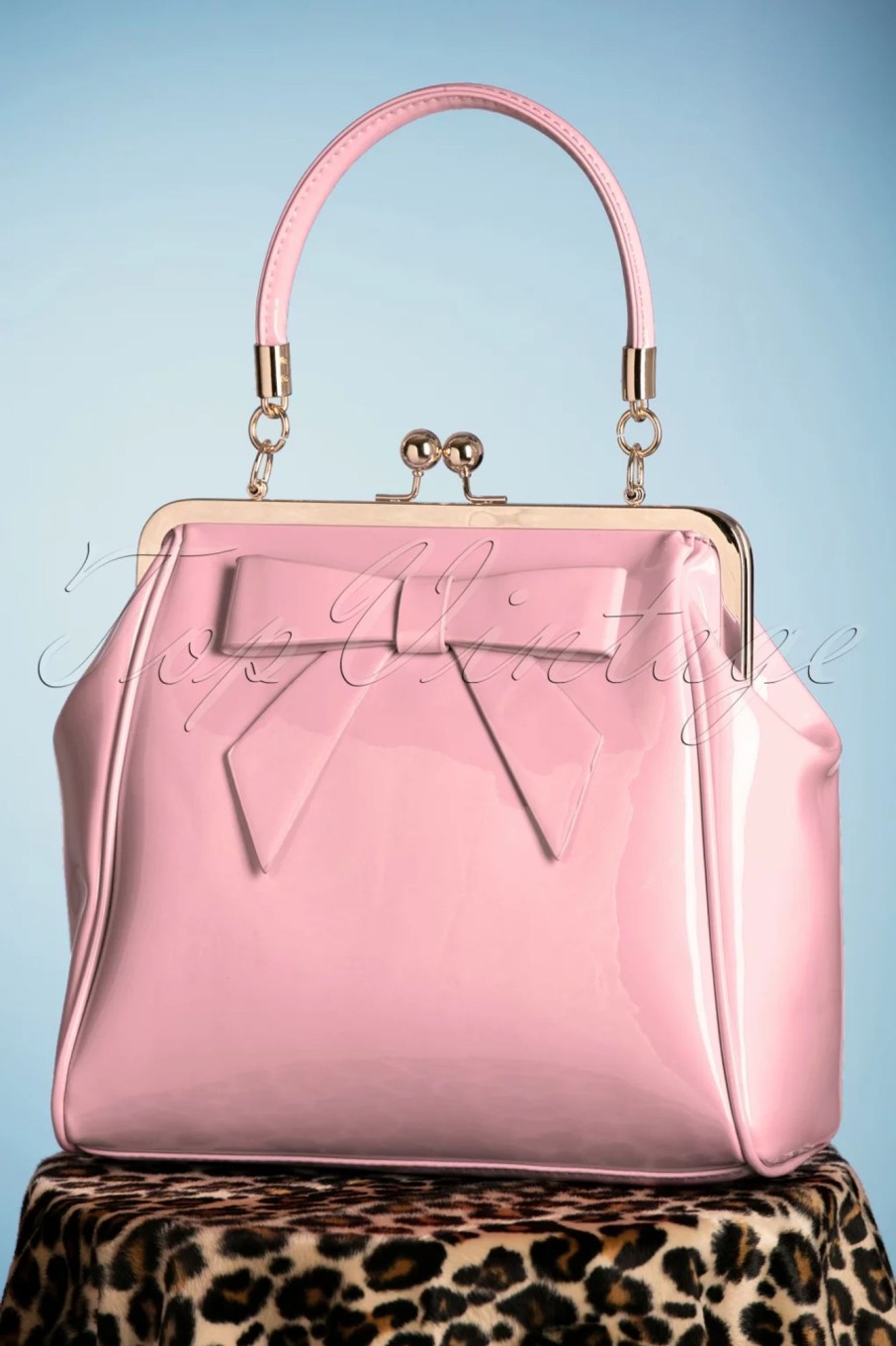 Banned Retro Taschen | Amerikanische Vintage Lacktasche In Pink