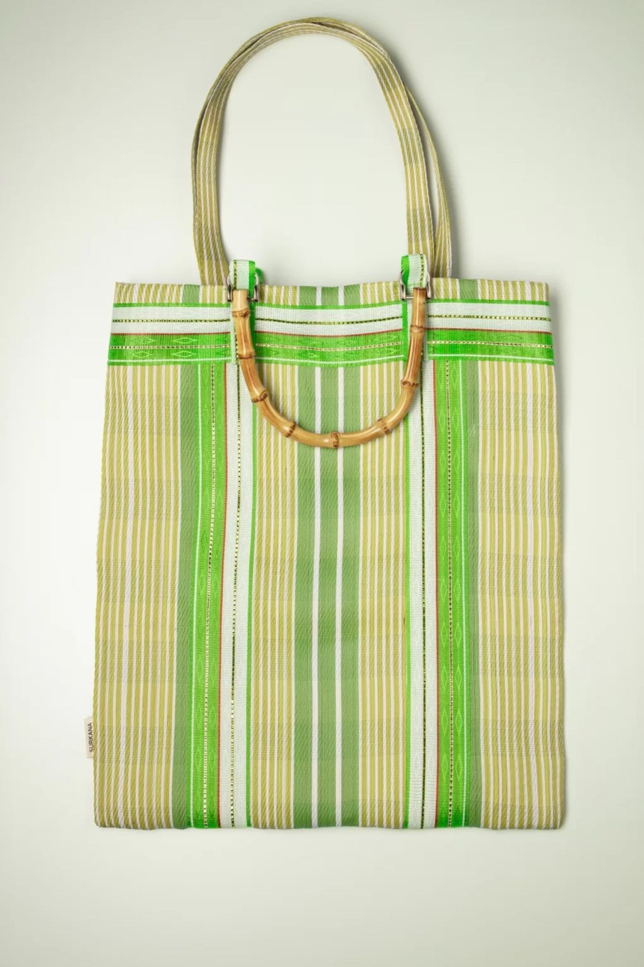 Surkana Taschen | Club Tropicana Shopper Tasche In Acid Grun