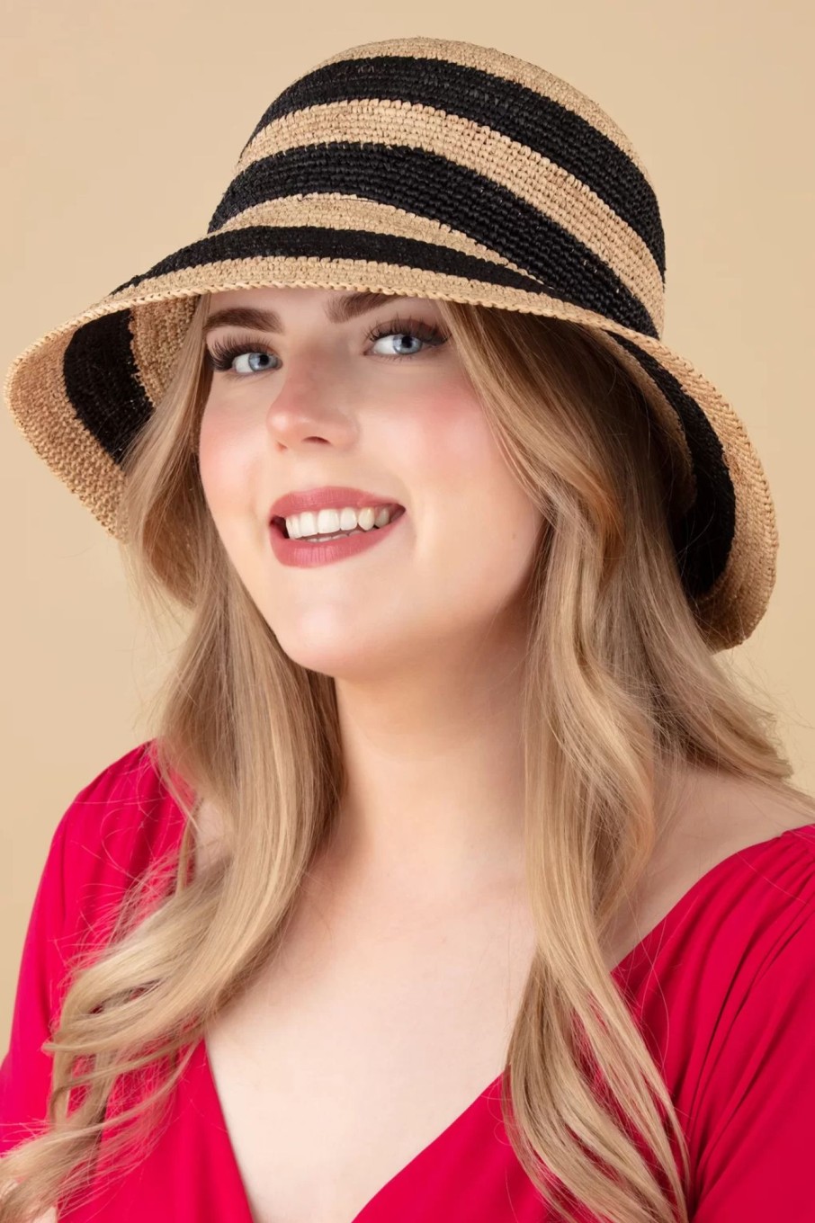 Brontu00e9 Hute & Fascinators | Mindy Reisehut In Beige Und Schwarz