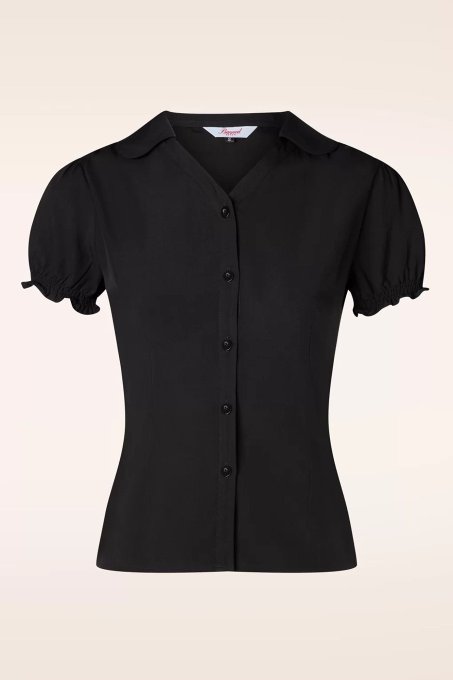 Banned Retro Blusen | Jane Bluse In Schwarz