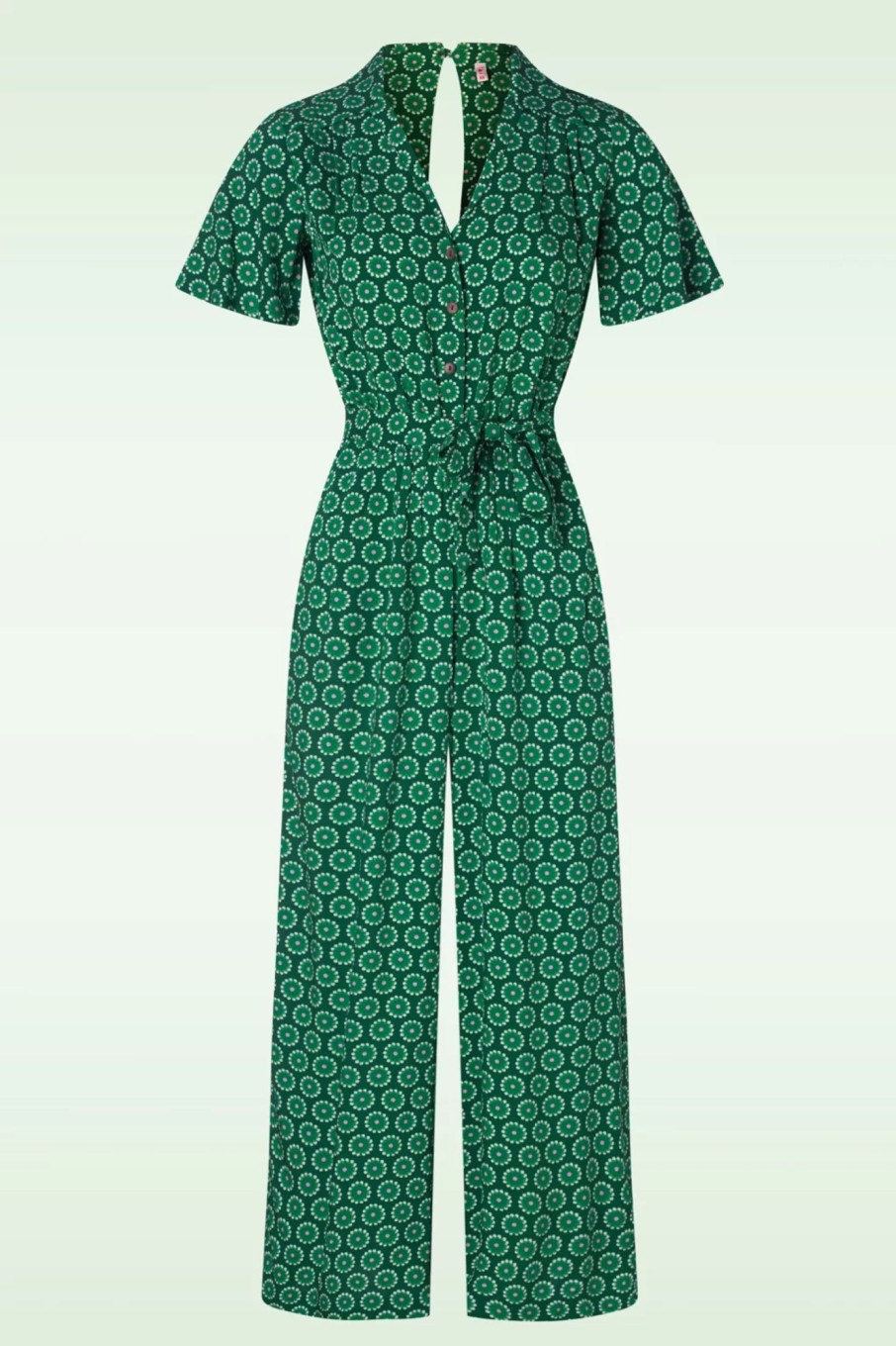 Blutsgeschwister Playsuits & Jumpsuits | Charmanter Steps Jumpsuit In Lively Cute Flower