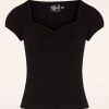 Bunny T-Shirts | Mia-Top In Schwarz