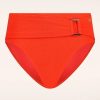 TC Beach Bikinis | Bikinihose Mit Mittlerer Taille In Sommerrot