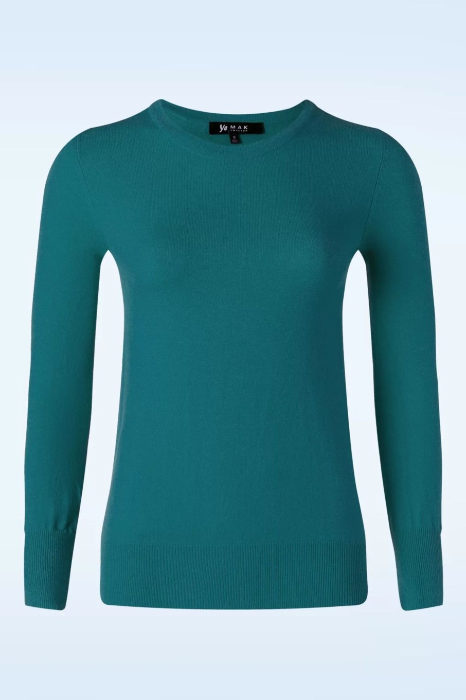 Mak Sweater Pullover | Kelly Pullover In Teal Blau