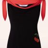 Banned Retro Tops | Suses Sommertop In Schwarz Und Rot