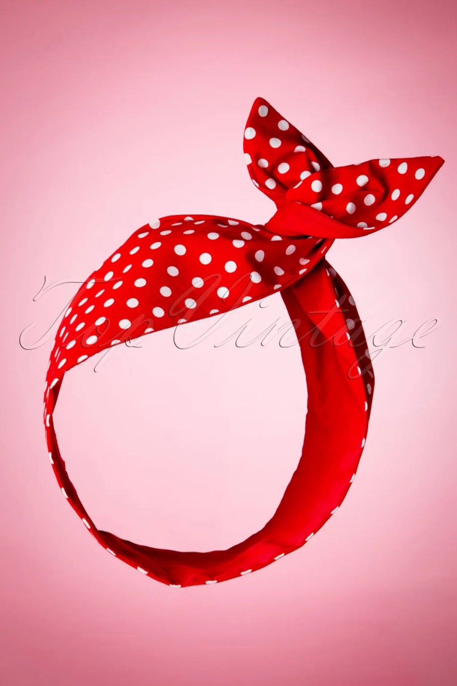 Be Bop a Hairbands Haarschmuck | Ich Mochte Polkadots In Meinem Haarschal In Rot