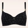 Marlies Dekkers Bhs | Calliope Balcony Bh In Black And Gold Print