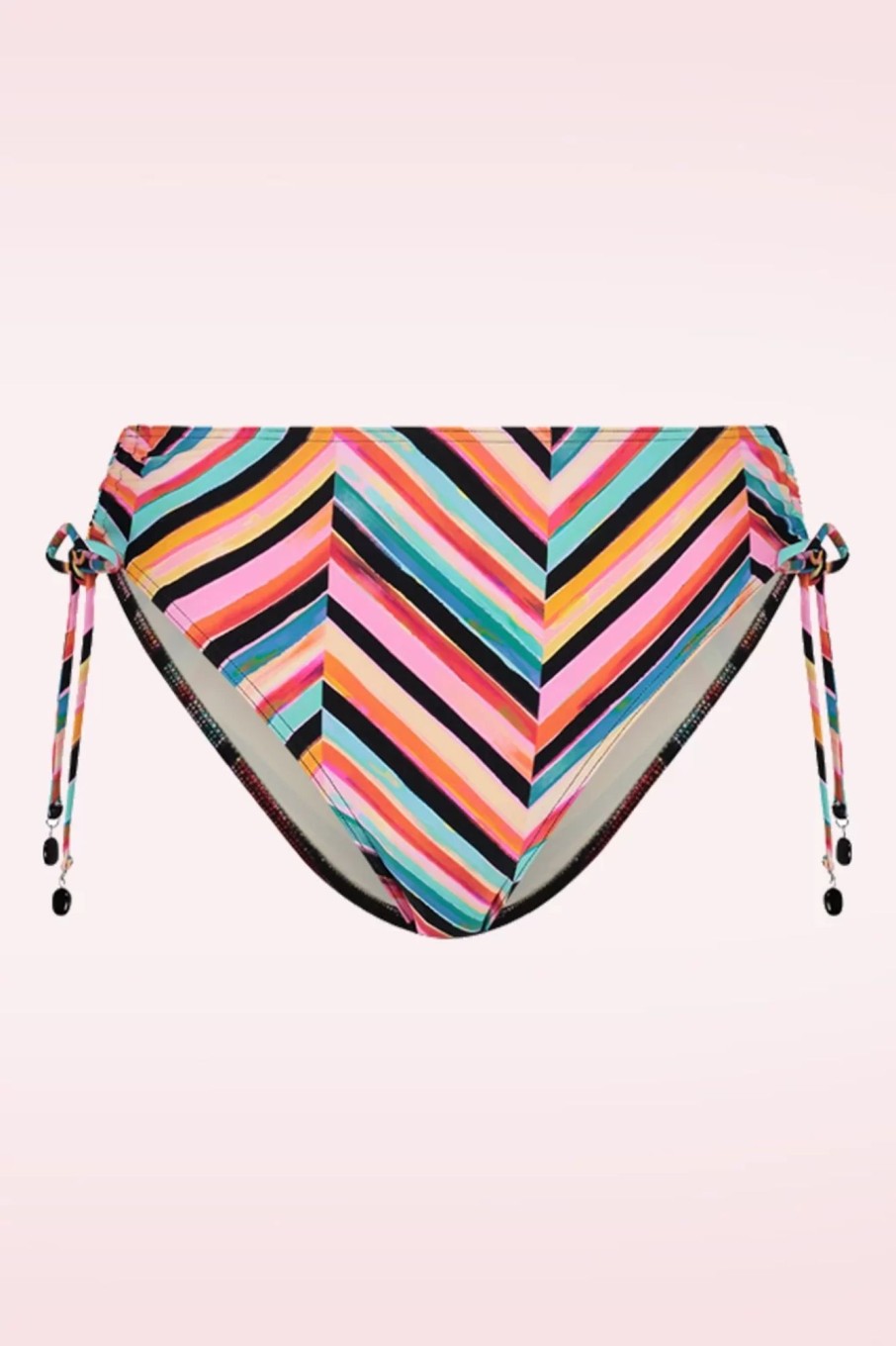 Cyell Bikinis | Chevron Chic High Waist Bikinihose In Multi