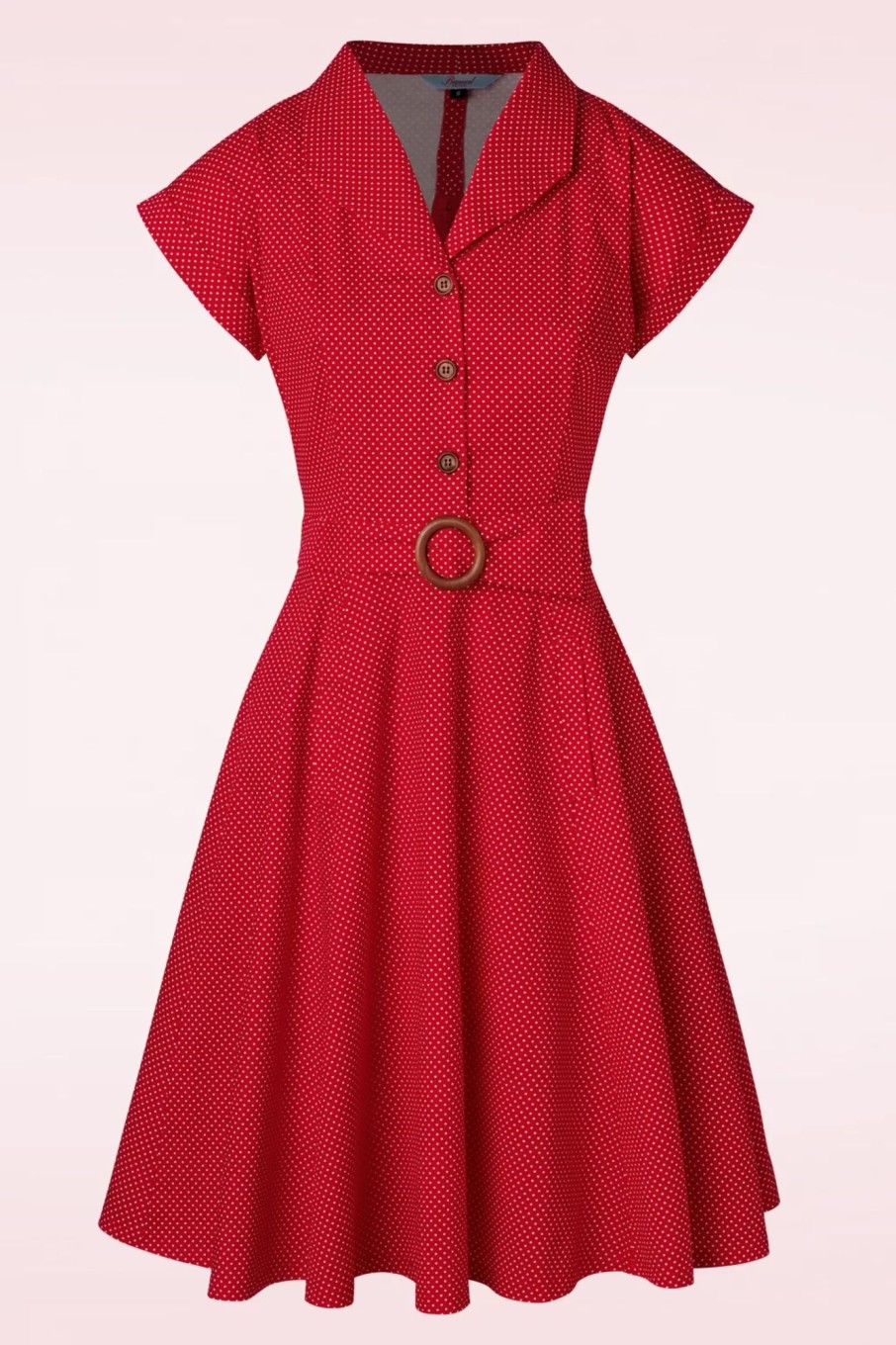 Banned Retro Plus Sizes Kleider | Polka Dot Tanz Kleid In Rot