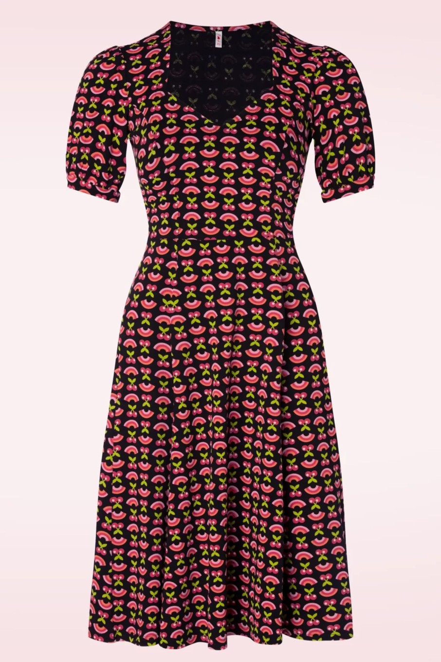 Blutsgeschwister Plus Sizes Kleider | Joyful Heart Kleid In Tutti Frutti Rainbow Dance