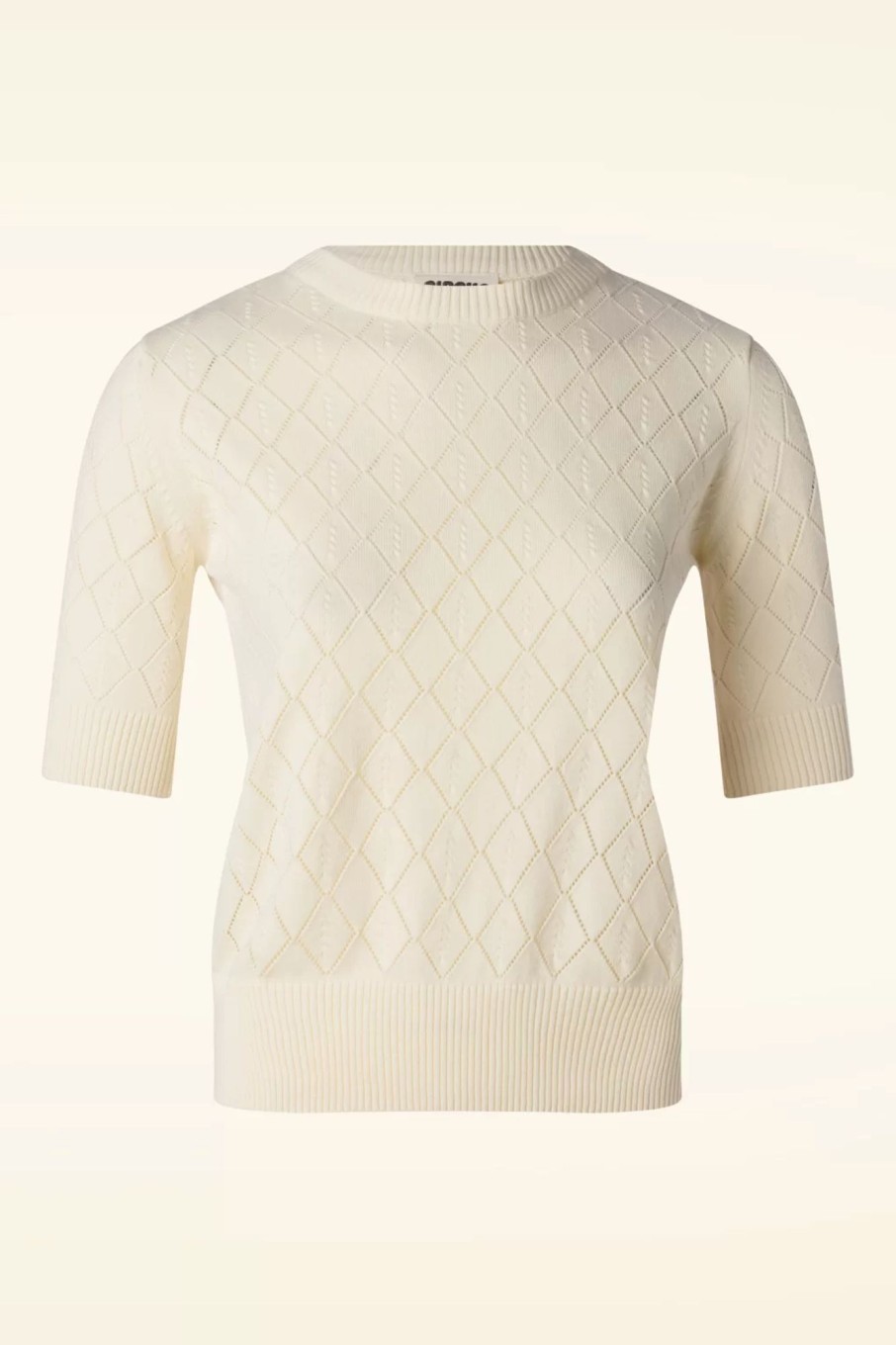 Circus Pullover | Knitted Top In Off White