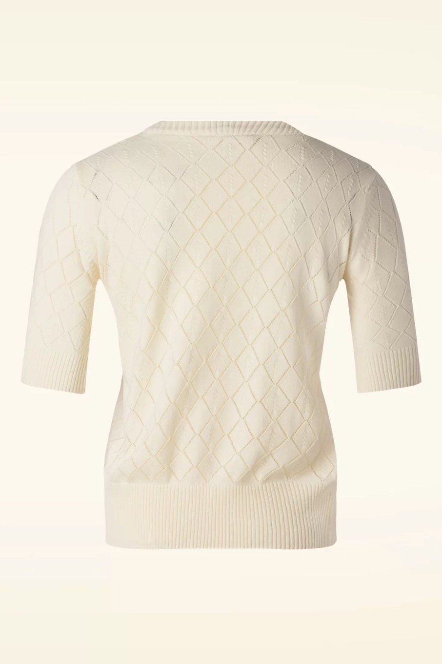 Circus Pullover | Knitted Top In Off White