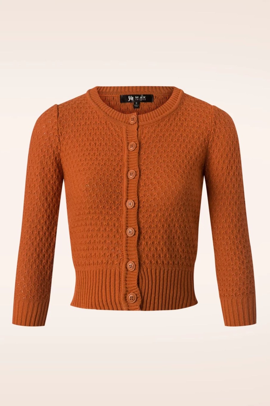 Mak Sweater Strickjacken | Jennie Cardigan In Stauborange