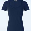 Banned Retro T-Shirts | Fara Top In Marineblau