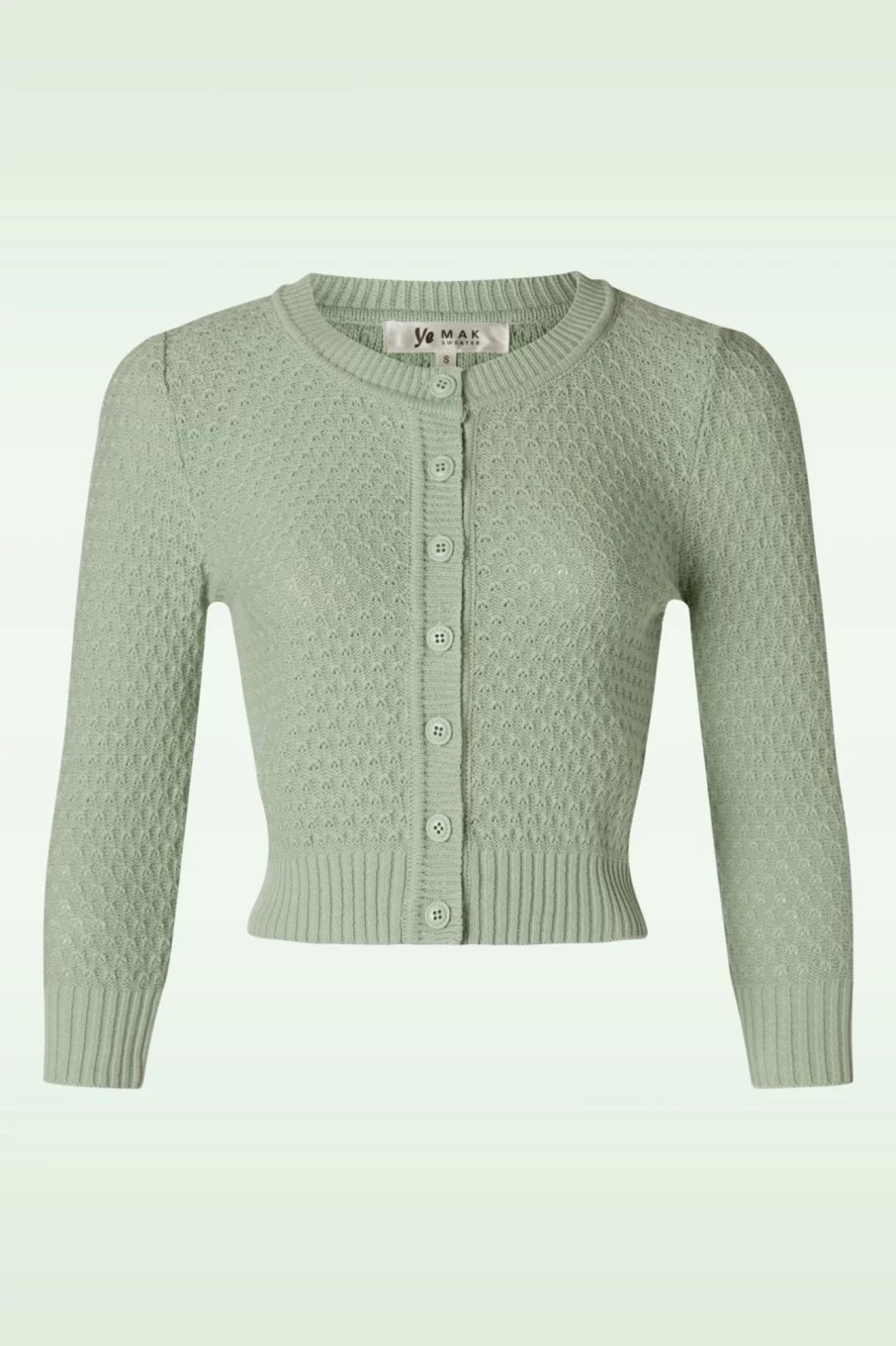 Mak Sweater Strickjacken | Jennie Cardigan In Duck Egg Green