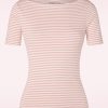 Banned Retro T-Shirts | Sweet Candy Jersey-Oberteil In Blush