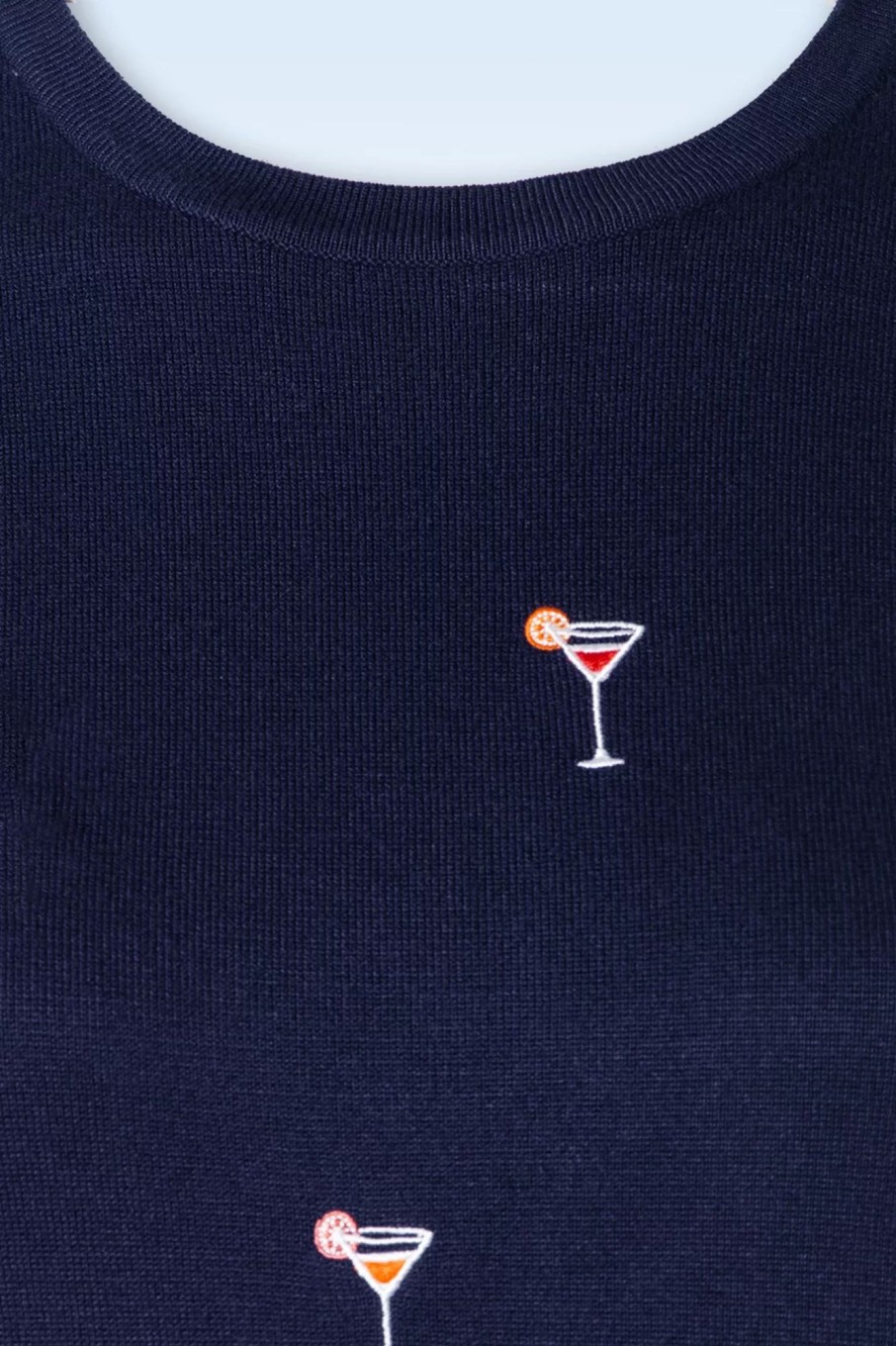 Banned Retro Pullover | Cocktail Hour Pullover In Marineblau