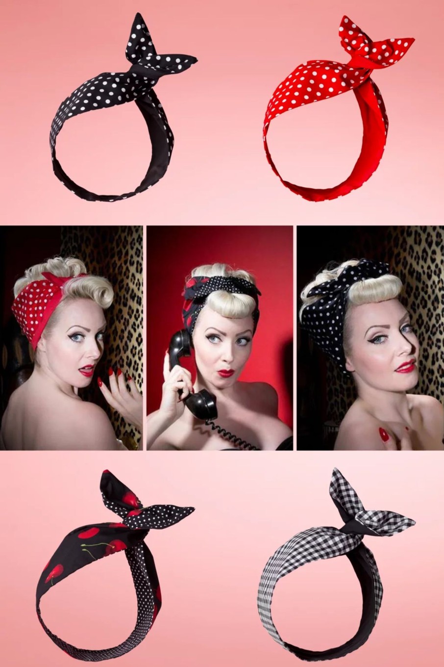 Be Bop a Hairbands Haarschmuck | Ich Liebe Gingham In Meinem Haarschal