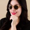 Surkana Sonnenbrillen | Stay Shady Runde Sonnenbrille In Latte