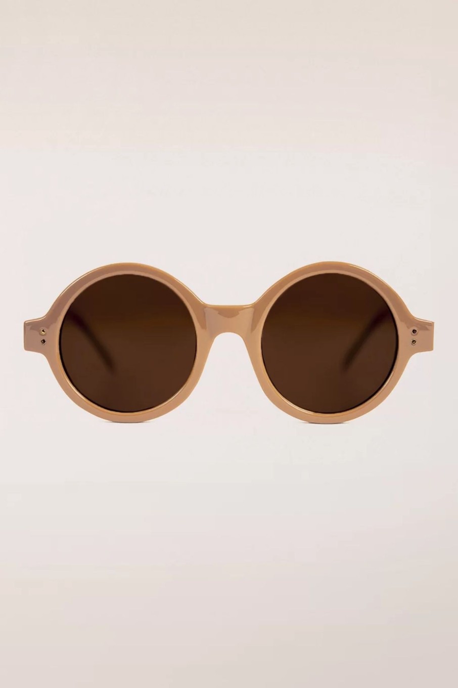 Surkana Sonnenbrillen | Stay Shady Runde Sonnenbrille In Latte