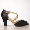 Banned Retro Pumps | Sassy Dance Peeptoe Pumps In Schwarz