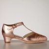 Charlie Stone Pumps | Petit Monaco T-Riemen Pumps In Rosegold