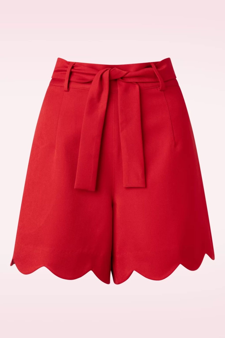 Banned Retro Hosen | Ahoy Scallop Shorts In Rot