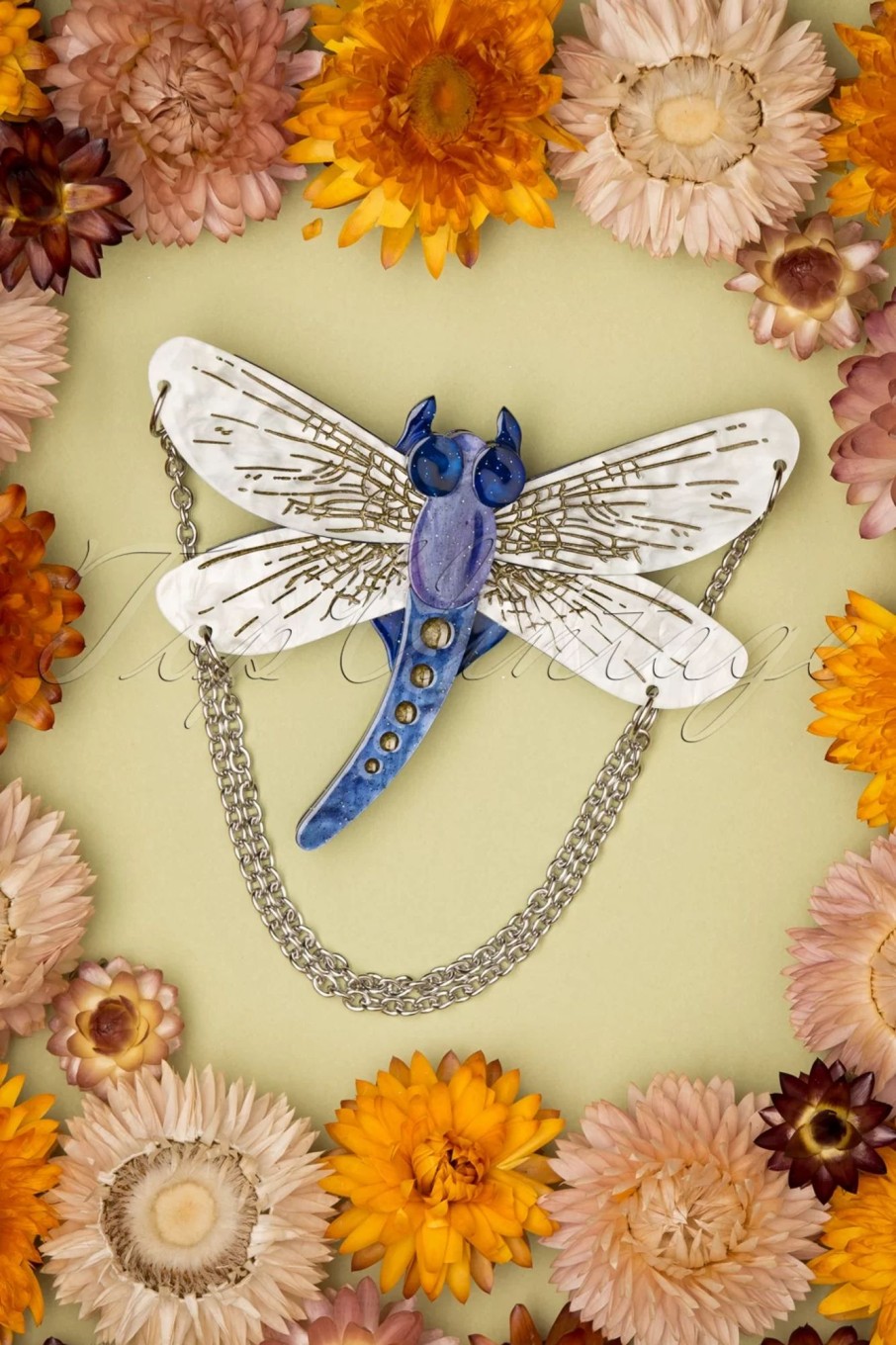 Erstwilder Schmuck | As The Dragon Flies Brosche