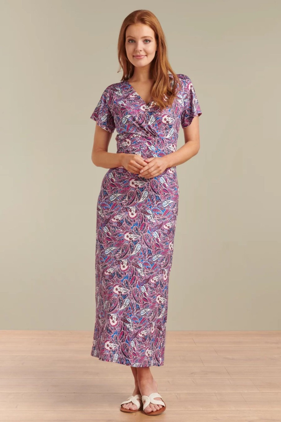 Smashed Lemon Maxi Kleider | Paisley Maxi Kleid In Multi