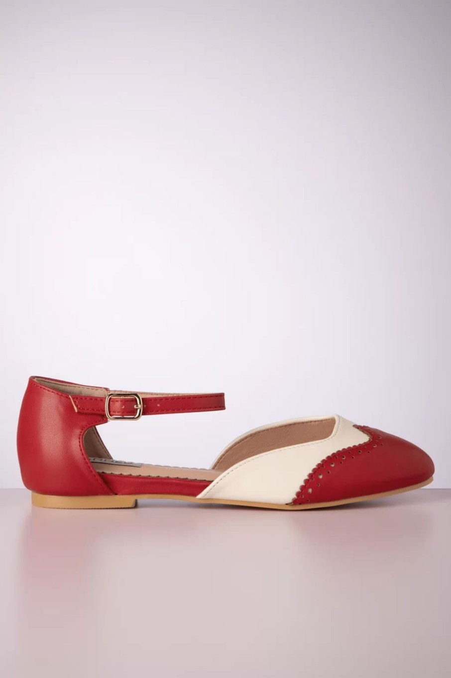 Banned Retro Ballerinas | Elegante Dancemates Ballerinas In Rot