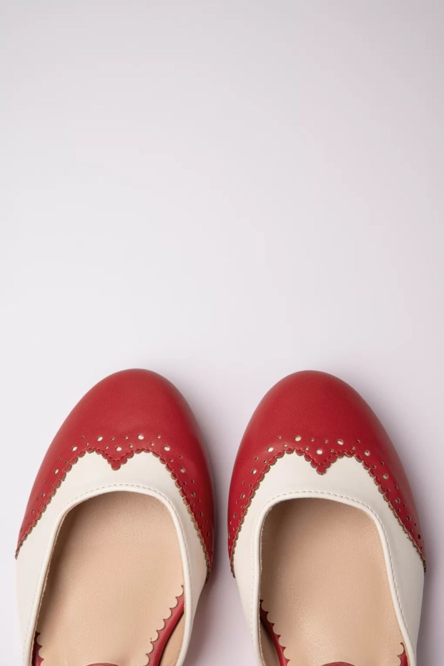 Banned Retro Ballerinas | Elegante Dancemates Ballerinas In Rot