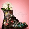 Dr. Martens Booties & Stiefel | 1460 Pascal Floral Mash Up Backhand Stiefel In Schwarz