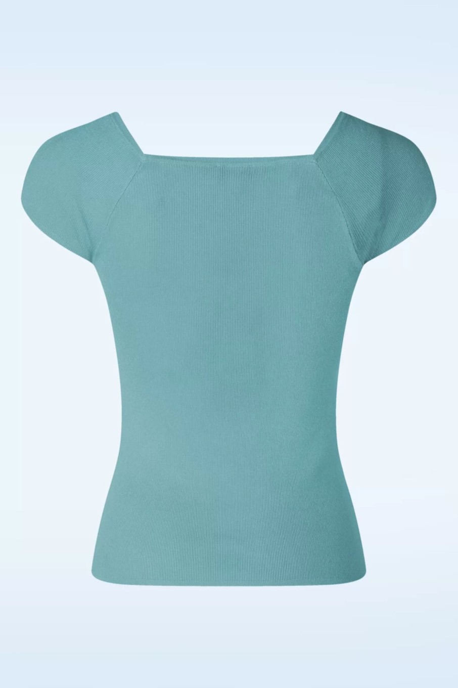 Zilch Tops | Kaylie Top In Porzellan Blau