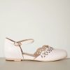 Charlie Stone Ballerinas | Siena Flats In Chiffon Weis