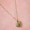 Topvintage Boutique Collection Schmuck | Heart Locket Halskette In Gold