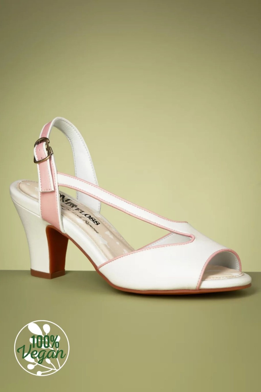 Miss Candyfloss Sandalen | Ava Lilibeth Sandalen In Whisper Weis Und Pearl Blush