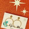 Glitz-o-Matic Schmuck | Hoop Ohrringe In Gold