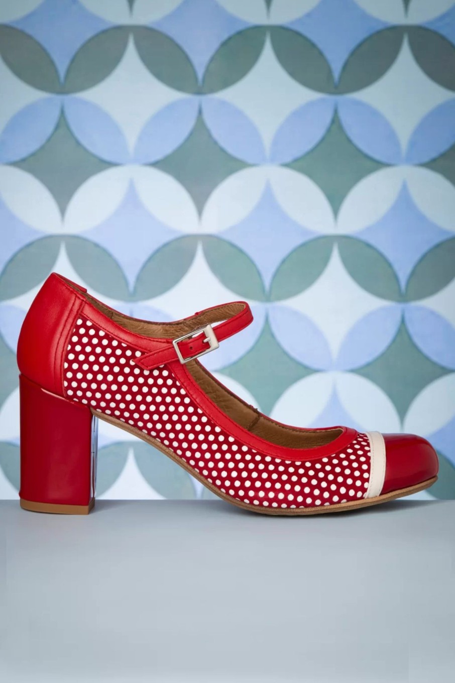 Nemonic Pumps | Charol Leder Mary Jane Pumps In Rot