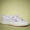 Superga Sneaker | Makramee Turnschuhe In Weis