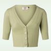 Banned Retro Strickjacken | Overload-Cardigan In Soft Olive