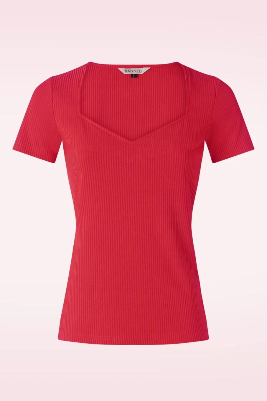 Banned Retro T-Shirts | Fara Top In Rot