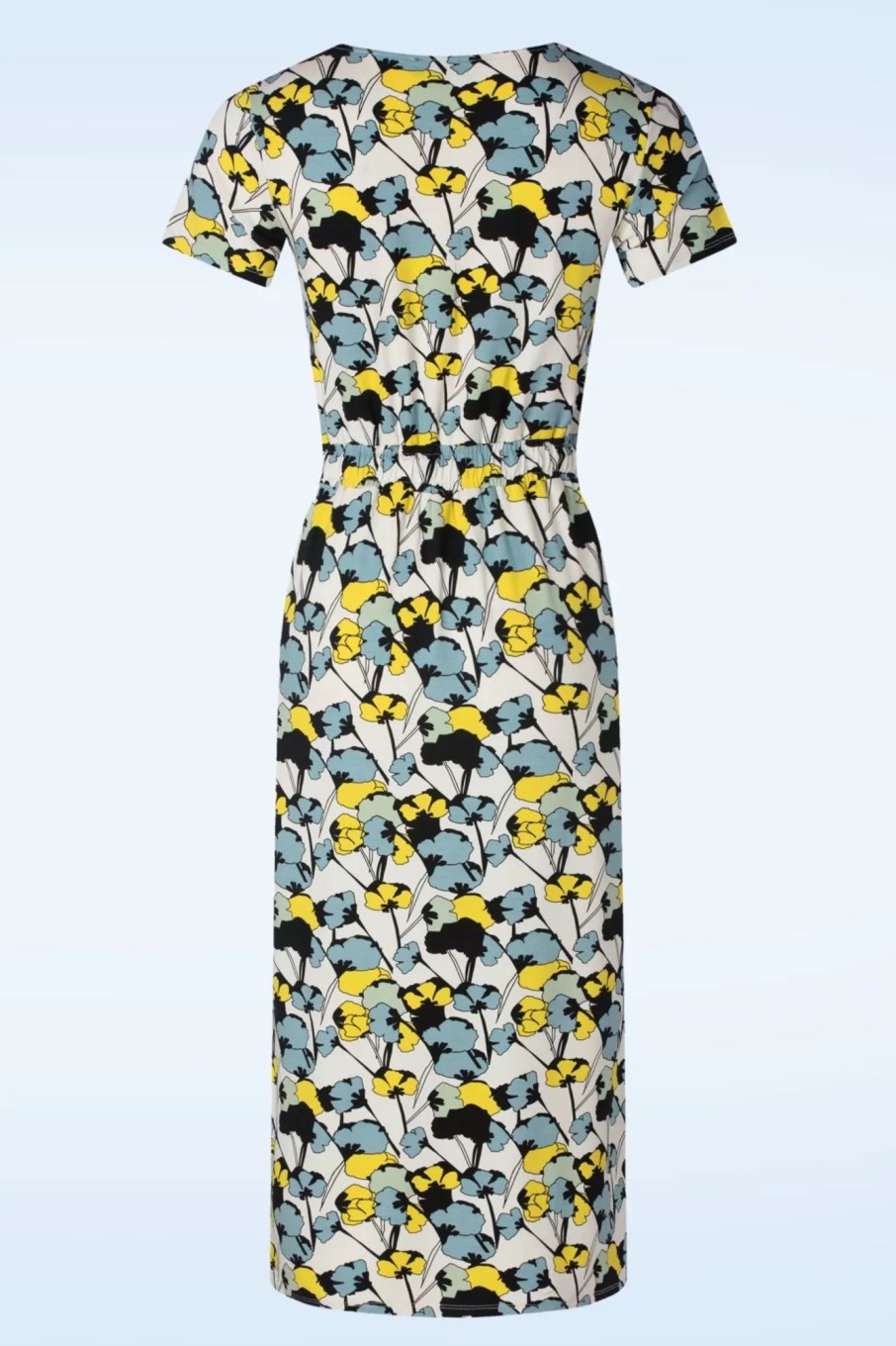 Zilch Plus Sizes Kleider | Monique Kleid In Bouquet Lemon