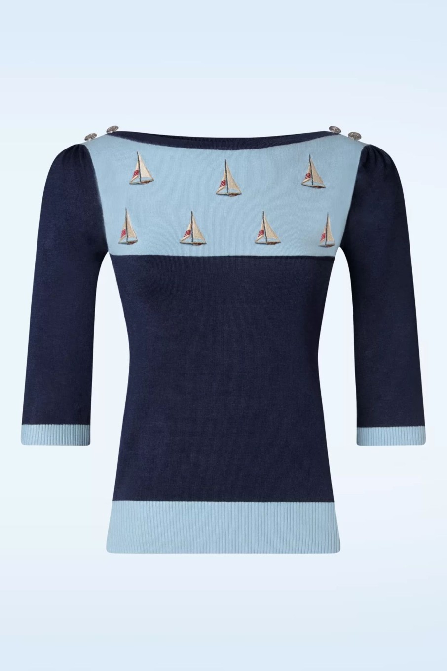 Vixen Pullover | Sail Away Pullover In Blau