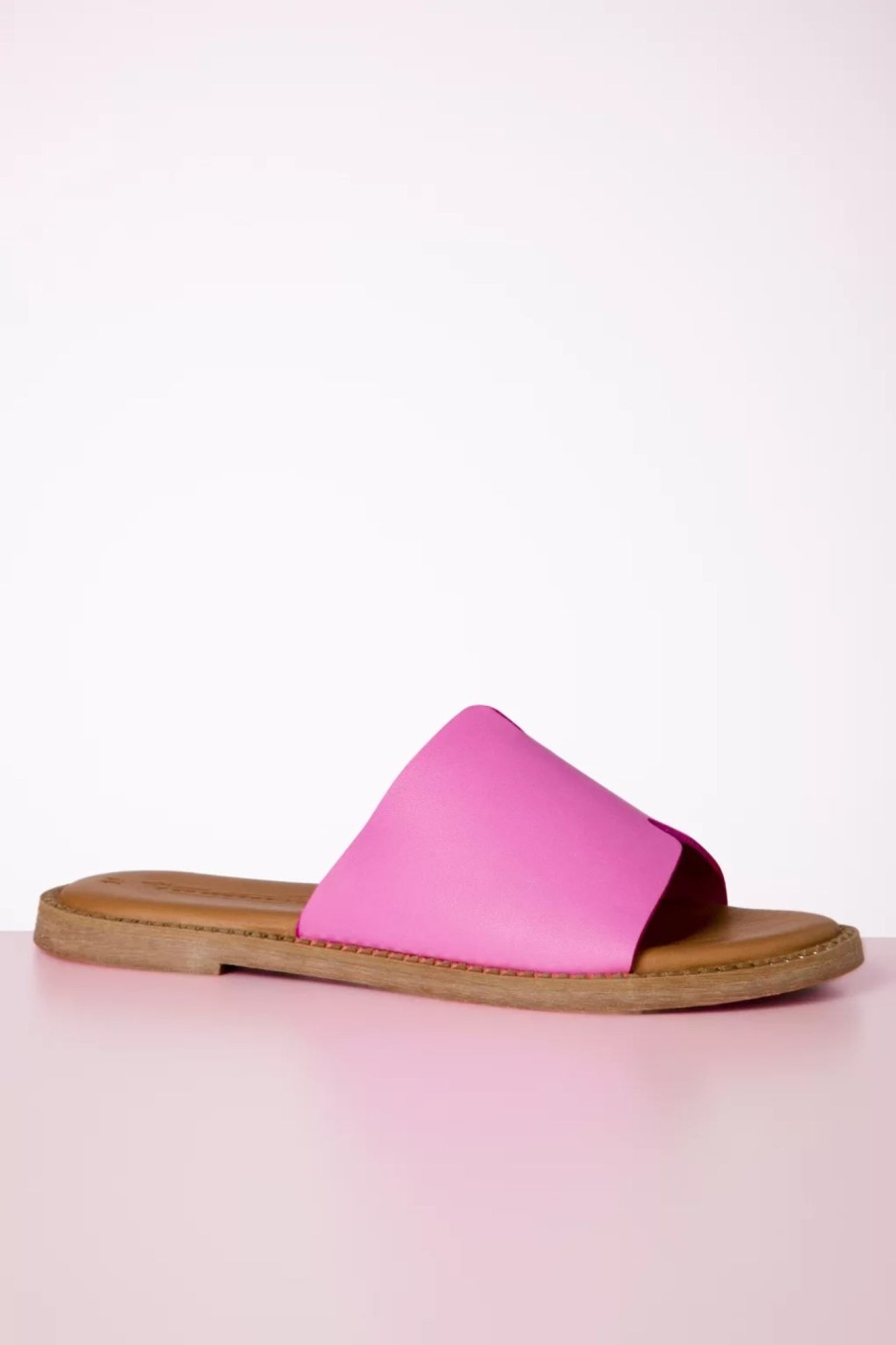 Tamaris Sandaletten | Britt Leder Slipper In Rosa