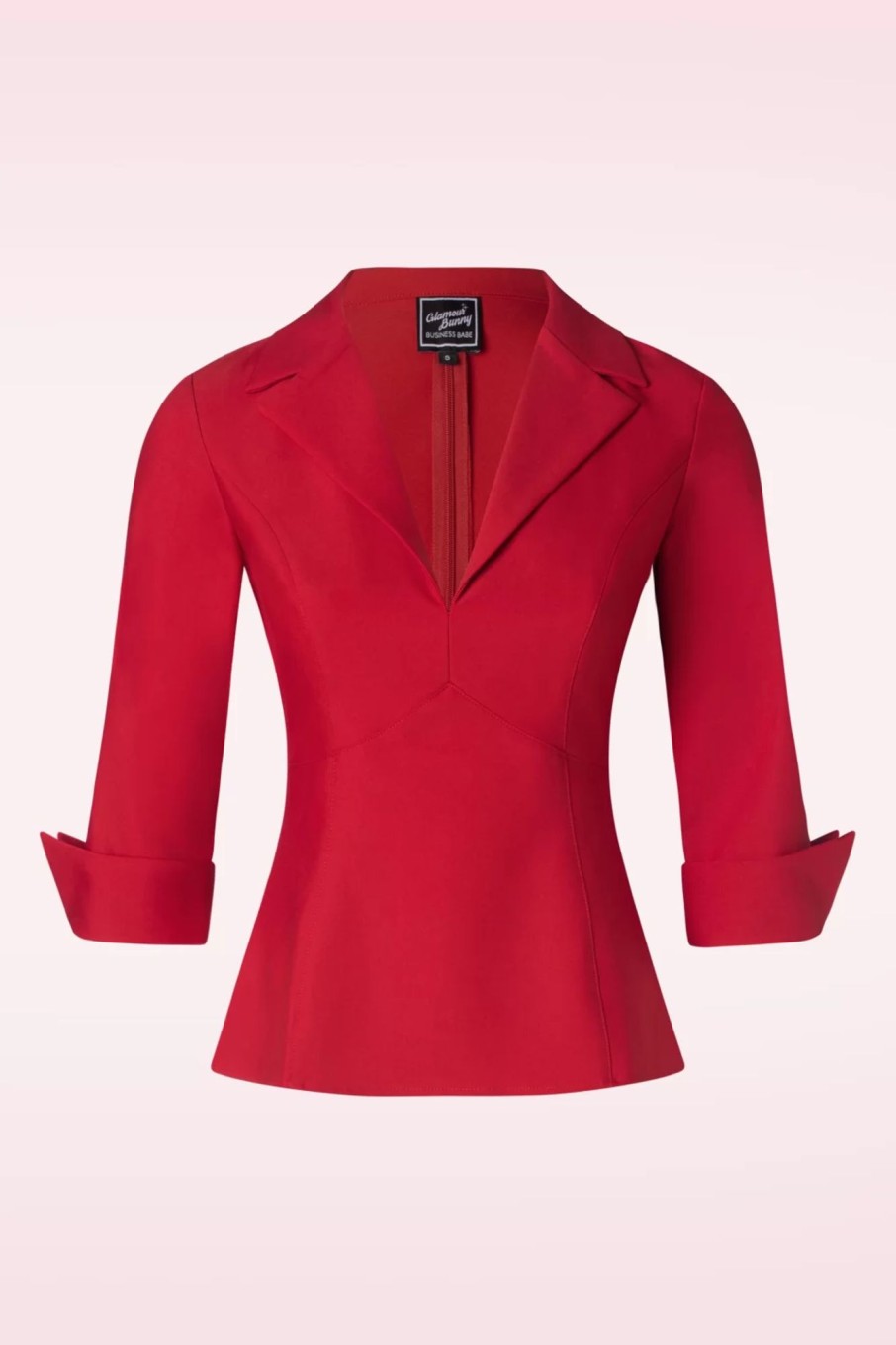 Glamour Bunny Business Babe Blusen | Dianne Bluse In Rot